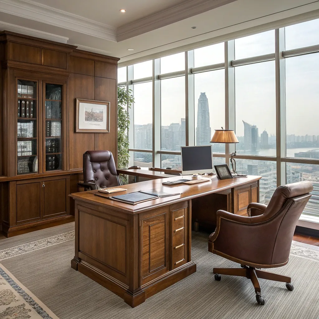 Elegant office setup illustrating professional services